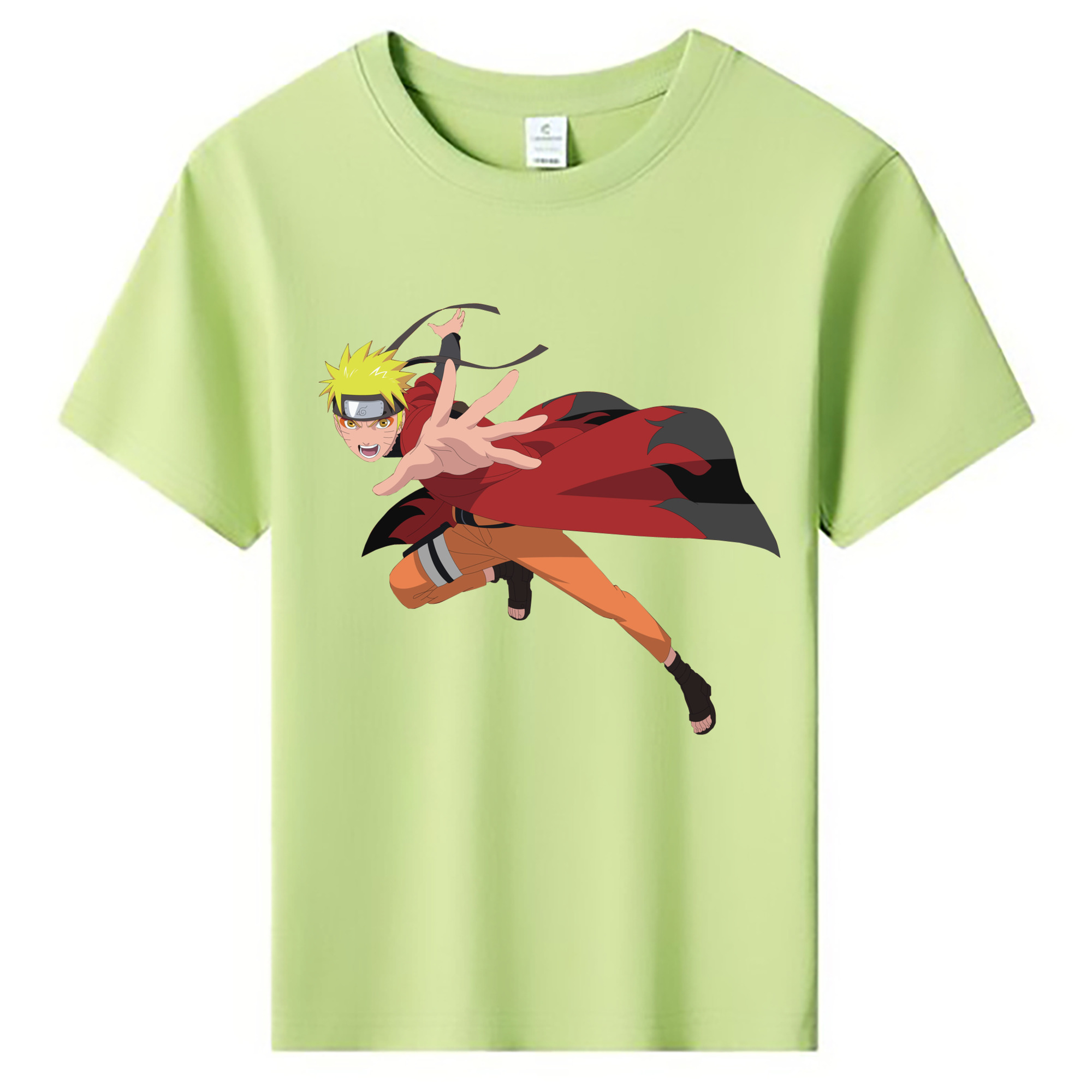 （画像用） NARUTO -ナルト- うずまき ナルト Uzumaki Naruto 綿100％キッズTシャツ（フロントプリント）